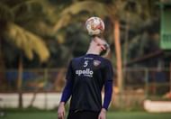 Enes Sipovic during pre-season training
